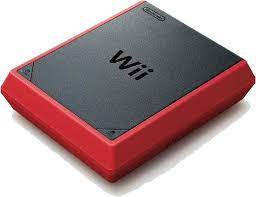 WII: CONSOLE ONLY - RED MINI - NON BC - MODEL NUM: RVL201-(USA) - (USED)
